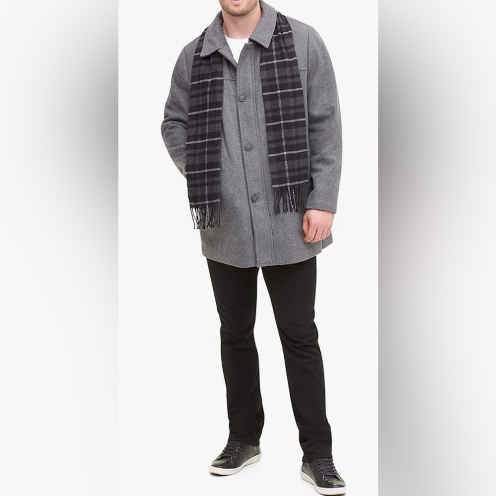 NWT Dockers Men's Weston Wool Blend Scarf Coat